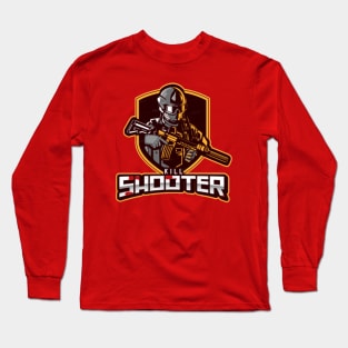 Battle ground shooter Long Sleeve T-Shirt